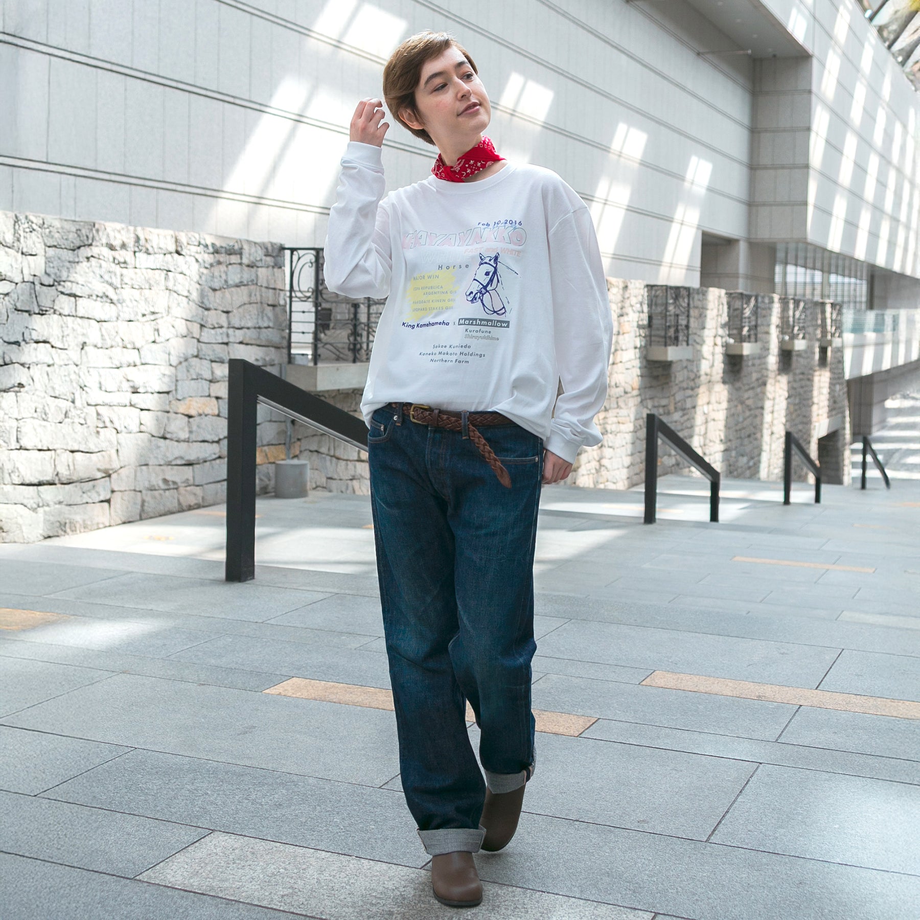 【HORSE GOODS net】ハヤヤッコ・ロングTシャツ