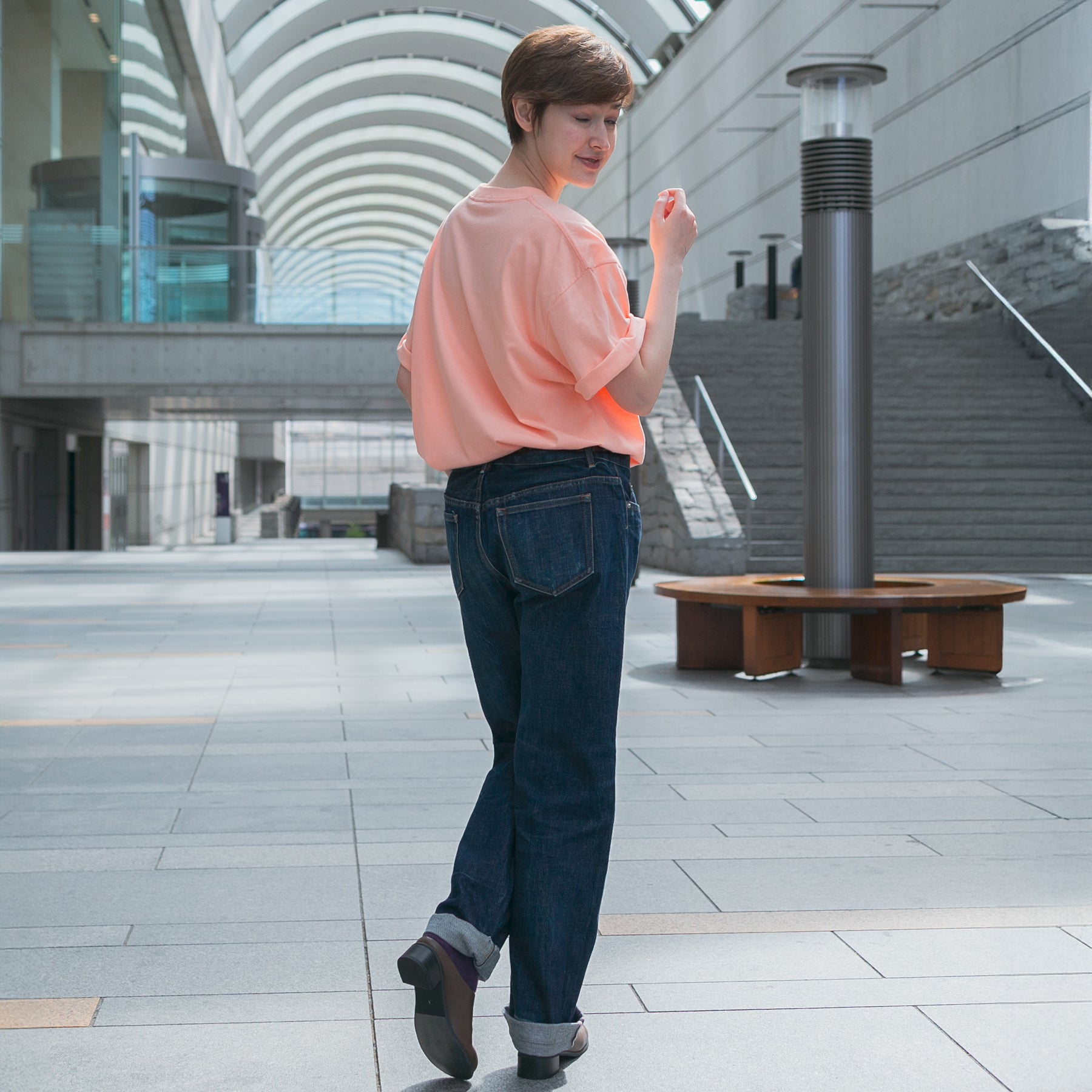 【HORSE GOODS net】ハヤヤッコ・Tシャツ1(ピンク)