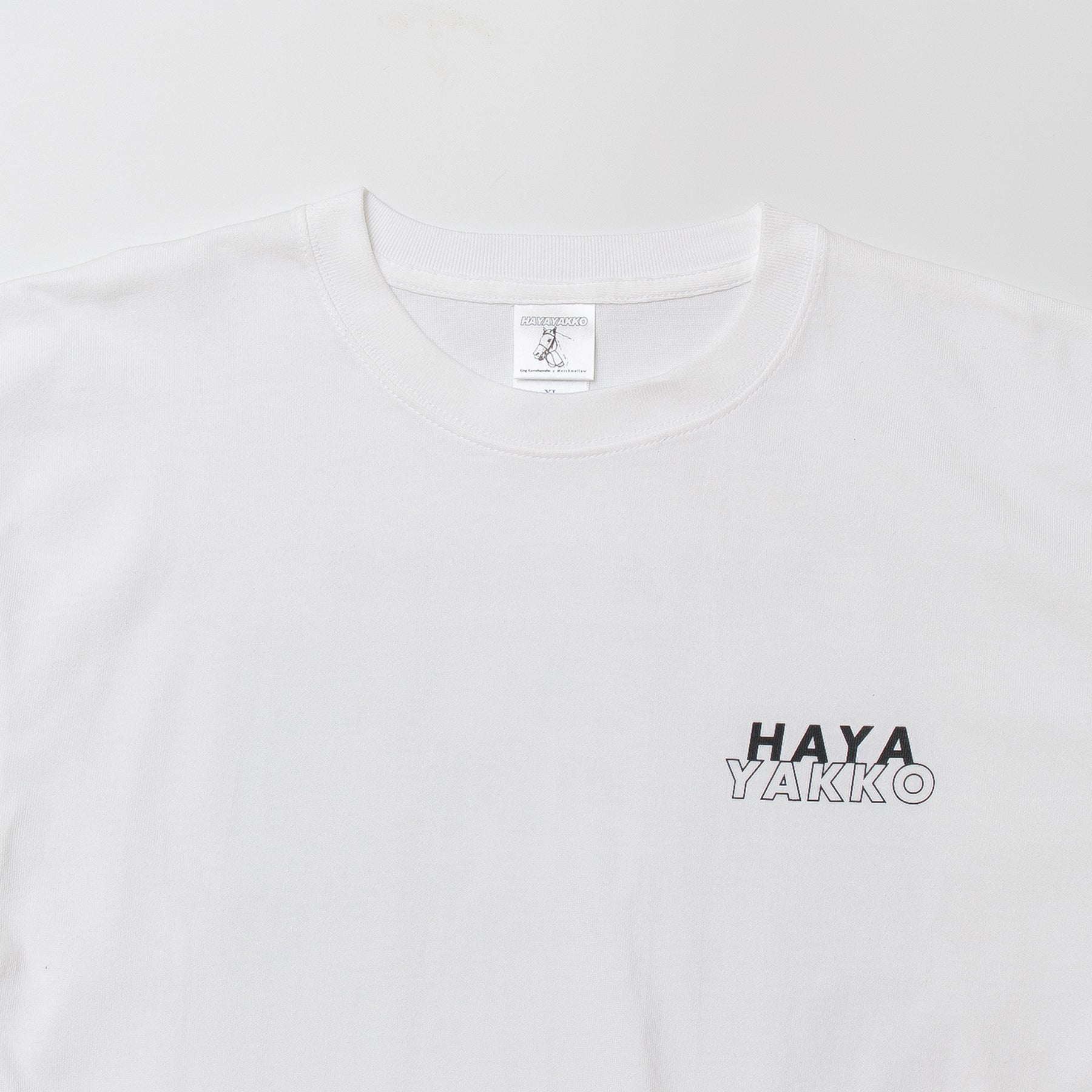 【HORSE GOODS net】ハヤヤッコ・Tシャツ2(白)