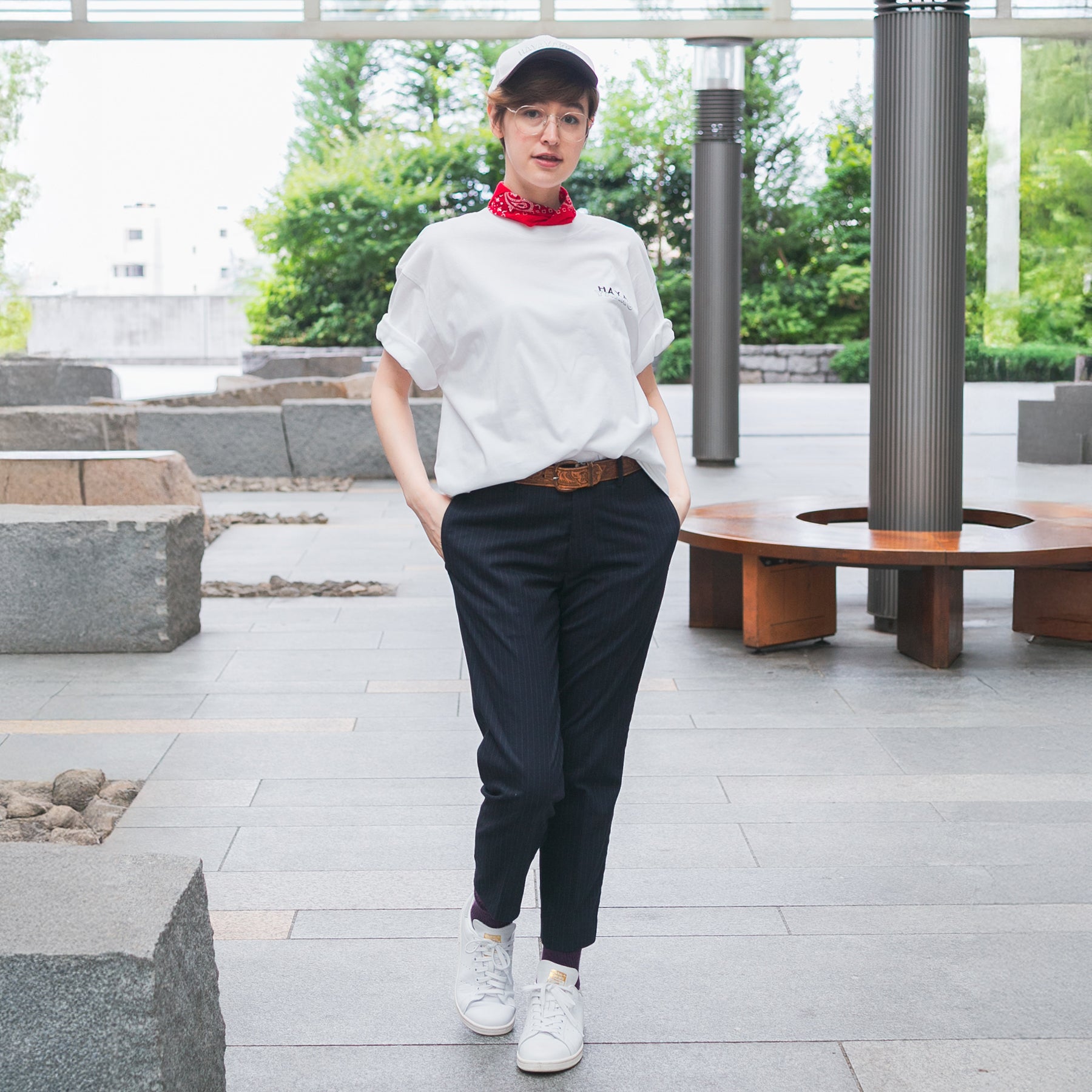 【HORSE GOODS net】ハヤヤッコ・Tシャツ2(白)