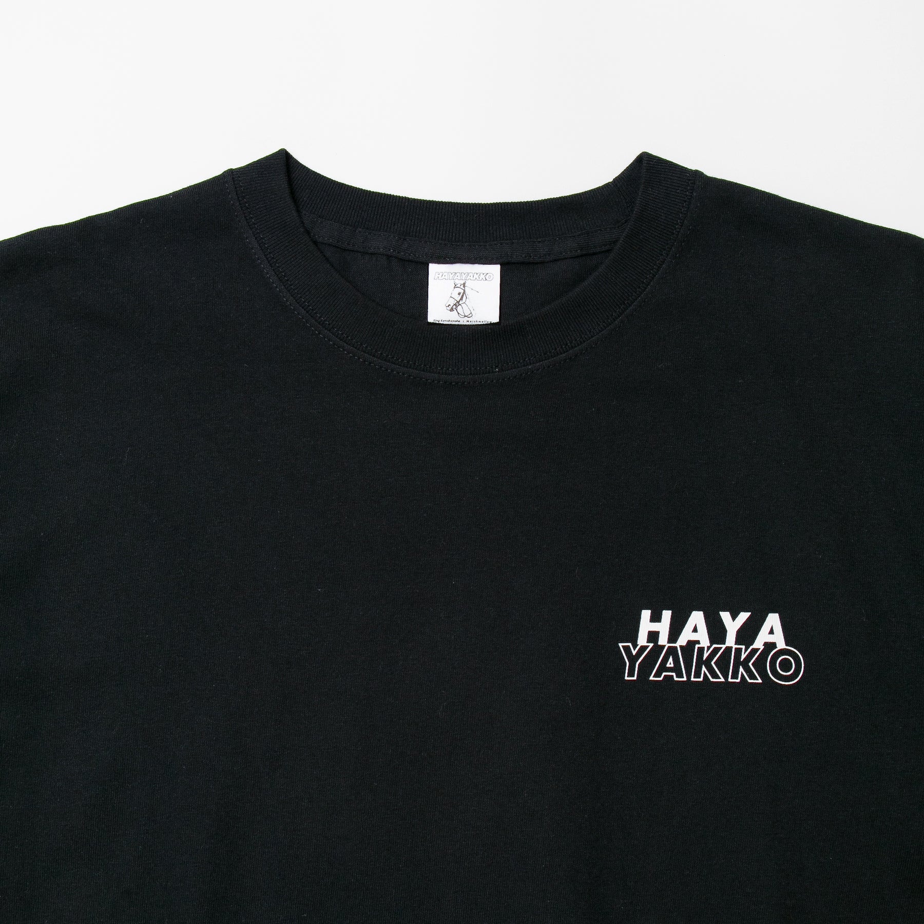 【HORSE GOODS net】ハヤヤッコ・Tシャツ2(黒)