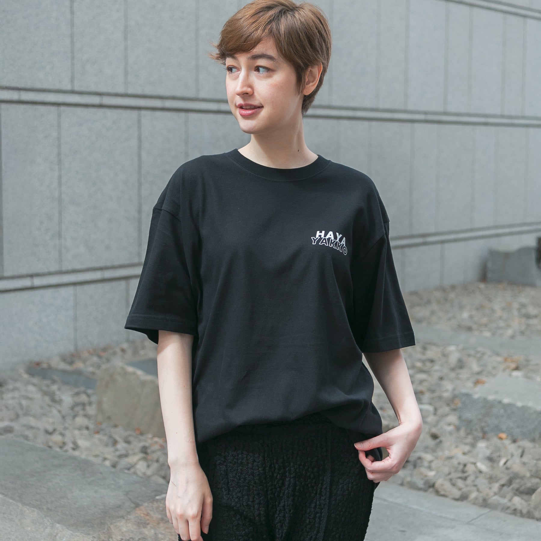 【HORSE GOODS net】ハヤヤッコ・Tシャツ2(黒)