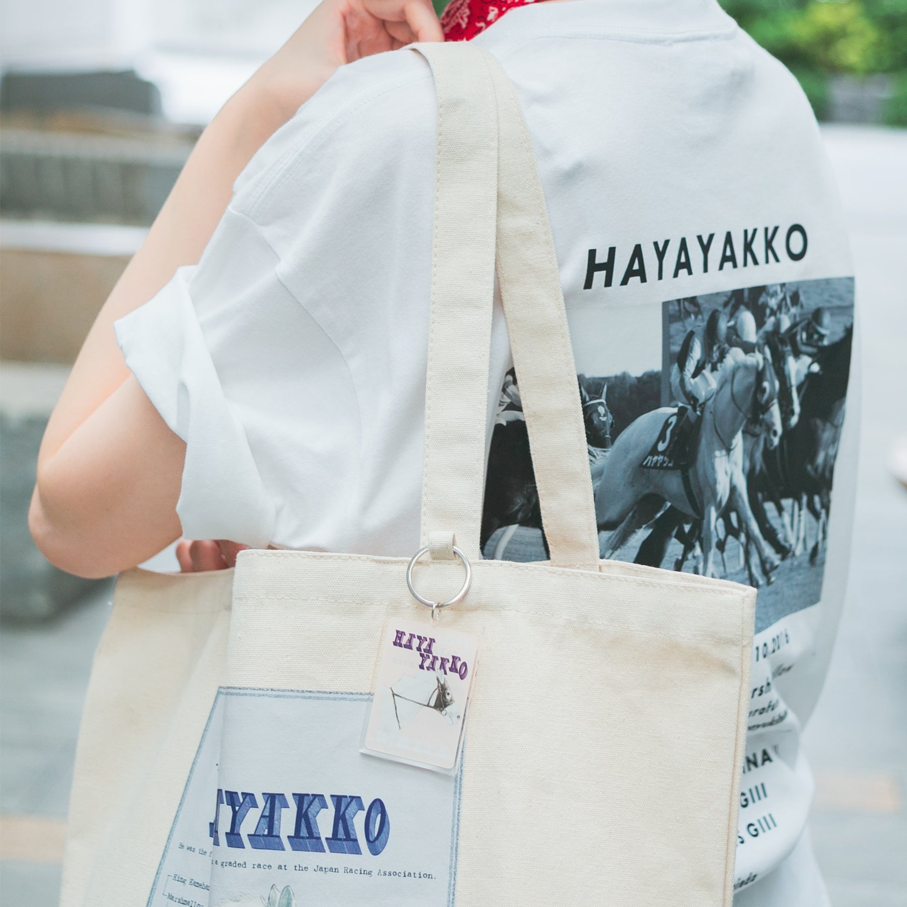 【HORSE GOODS net】ハヤヤッコ・アクリルキーホルダーA