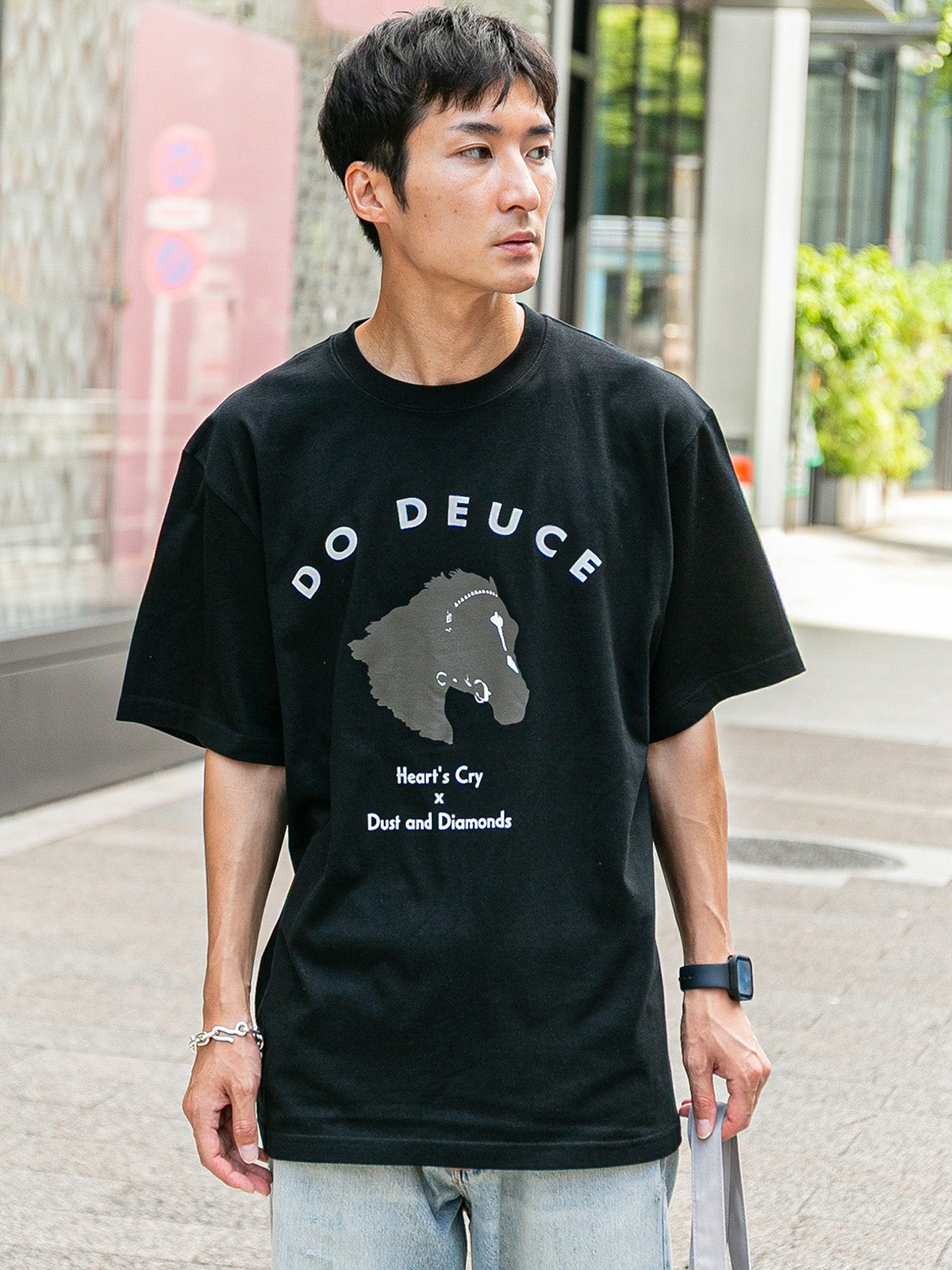【HORSE GOODS net】ドウデュース・Tシャツ(黒)