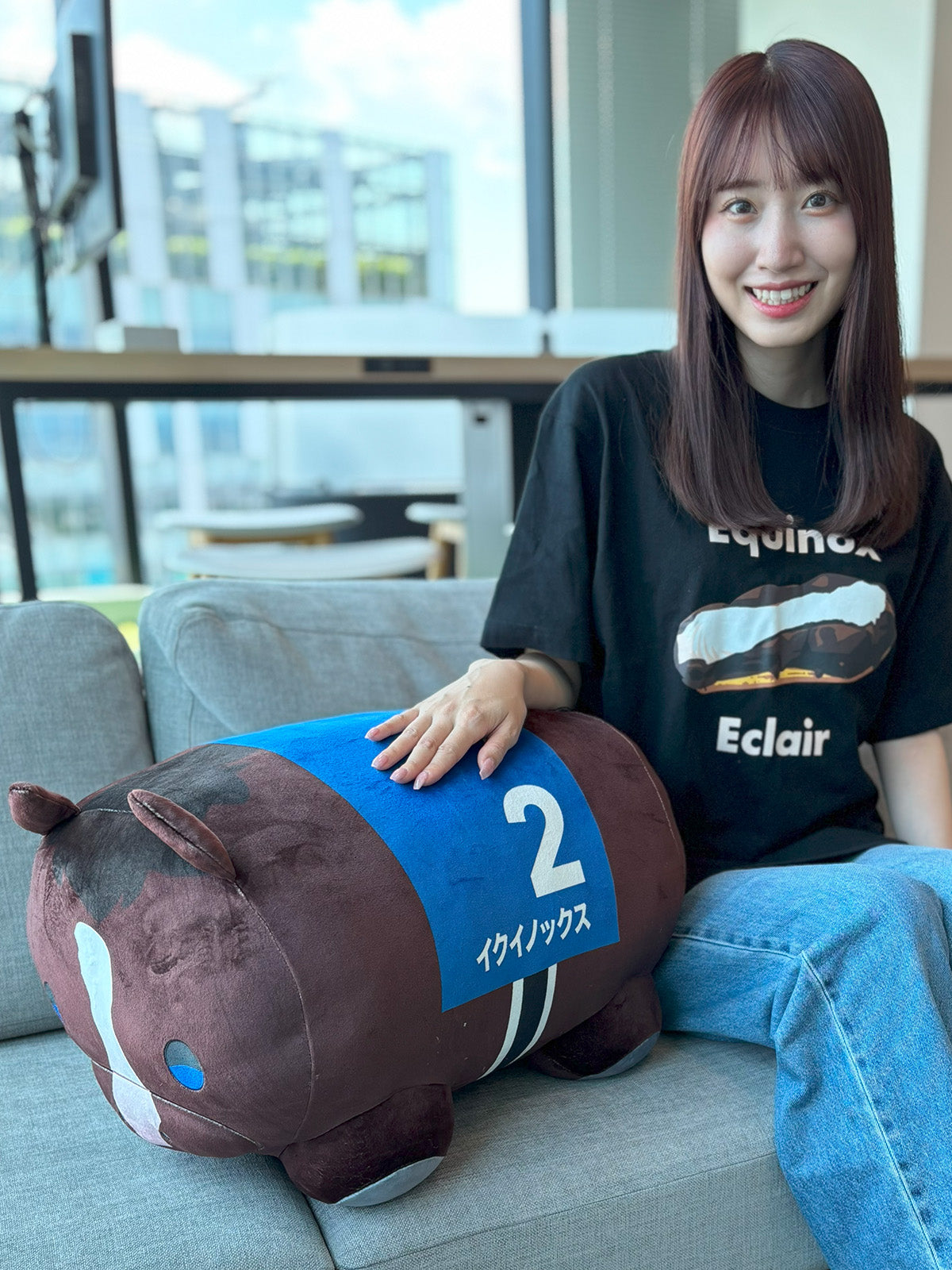 イクイノックス・もちもちぬいぐるみクッション