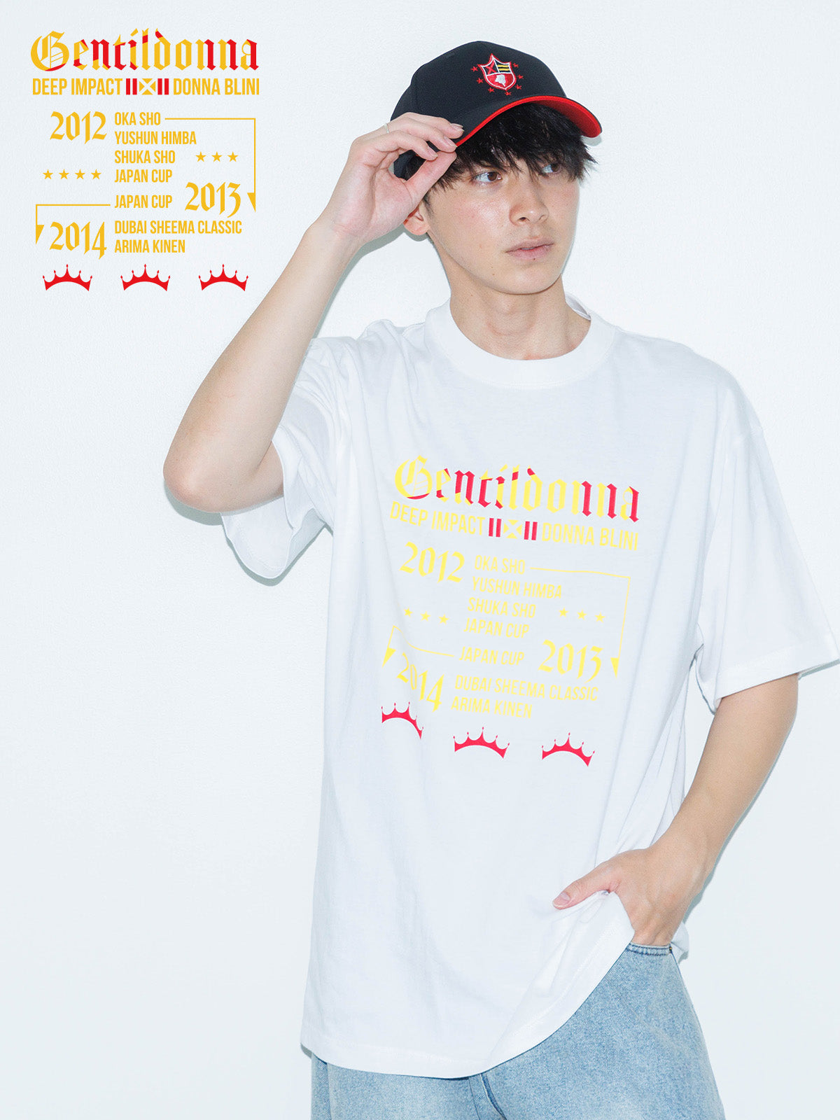ジェンティルドンナ・Tシャツ(白)