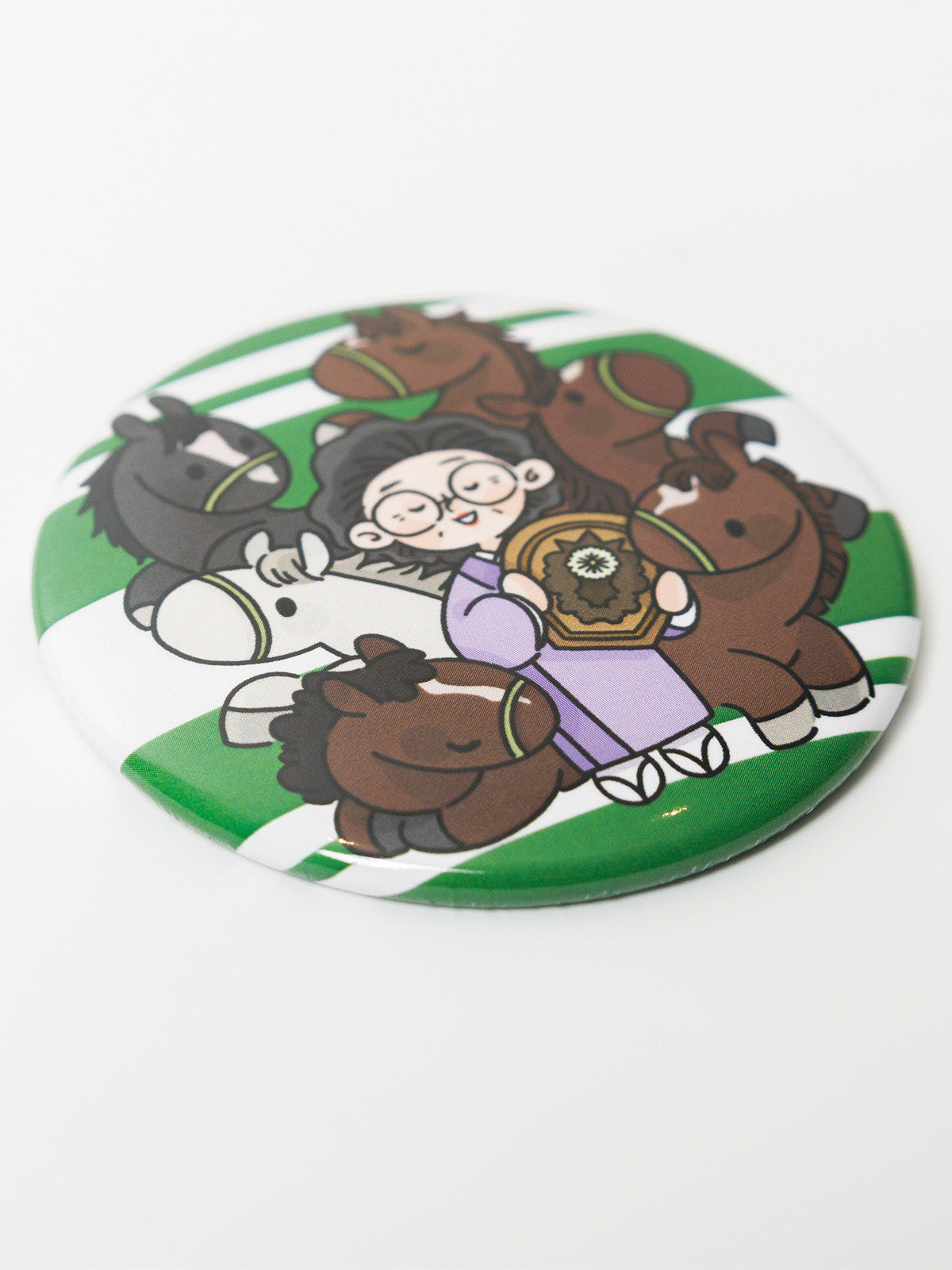 Teamメジロ・缶バッジ