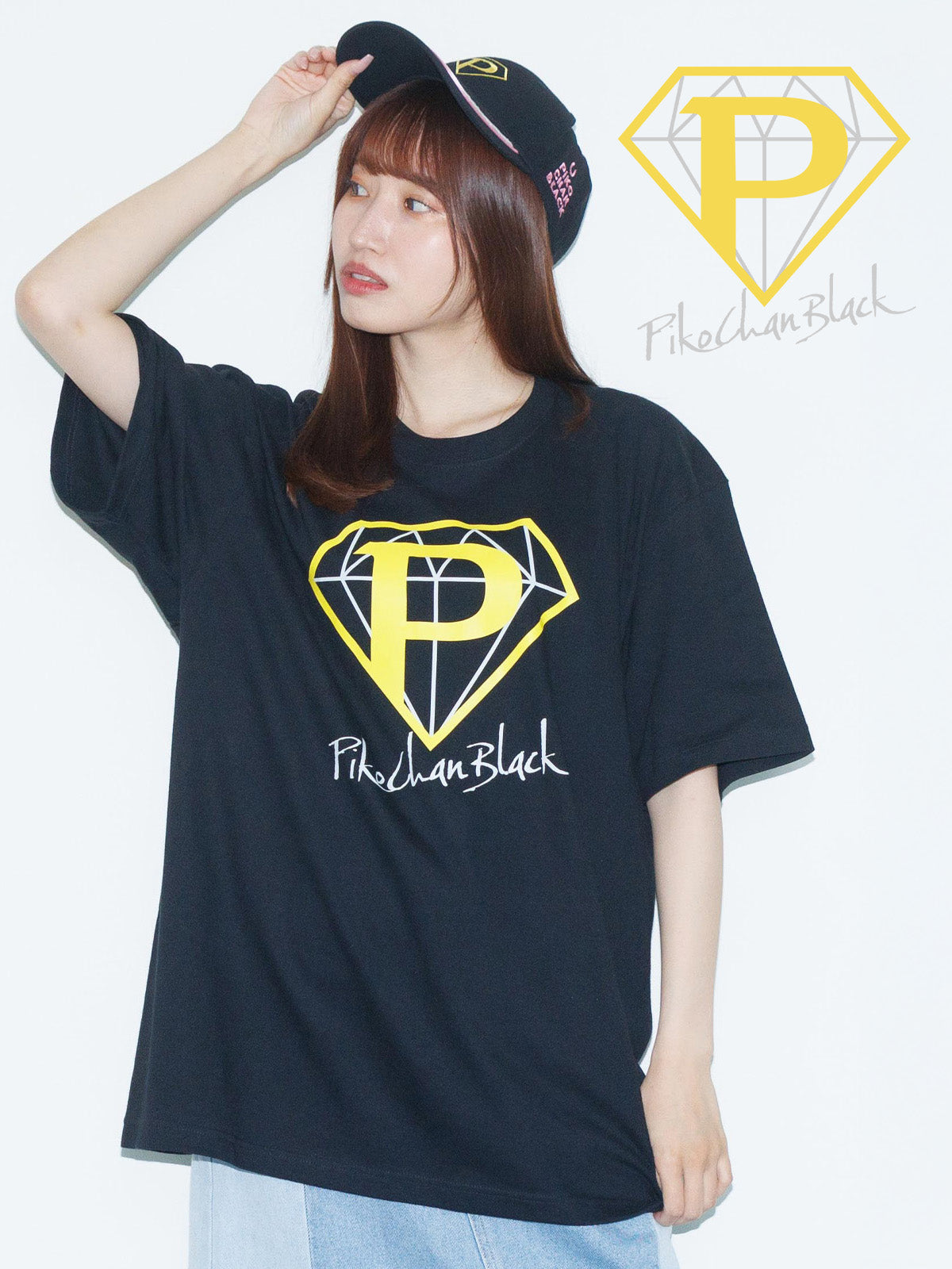 ピコチャンブラック・Tシャツ