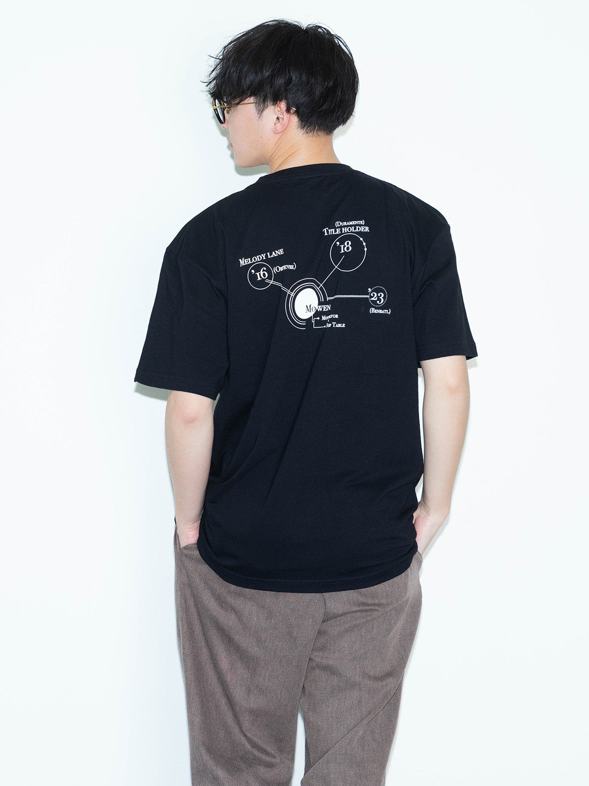 メロディーレーン&タイトルホルダー・Tシャツ(黒)