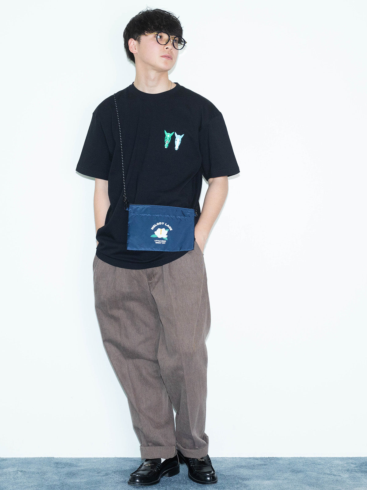 メロディーレーン&タイトルホルダー・Tシャツ(黒)
