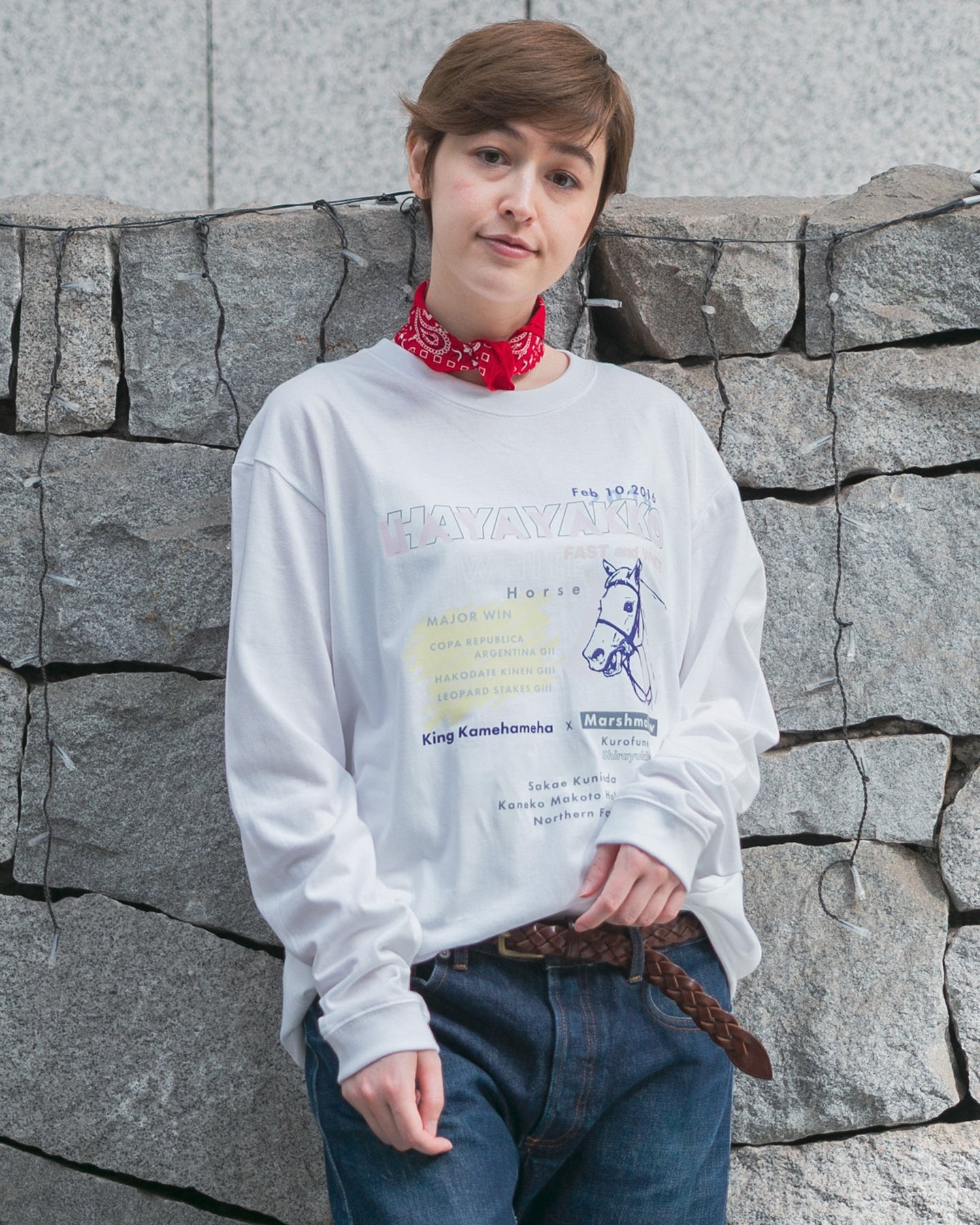 【HORSE GOODS net】ハヤヤッコ･ロングTシャツ