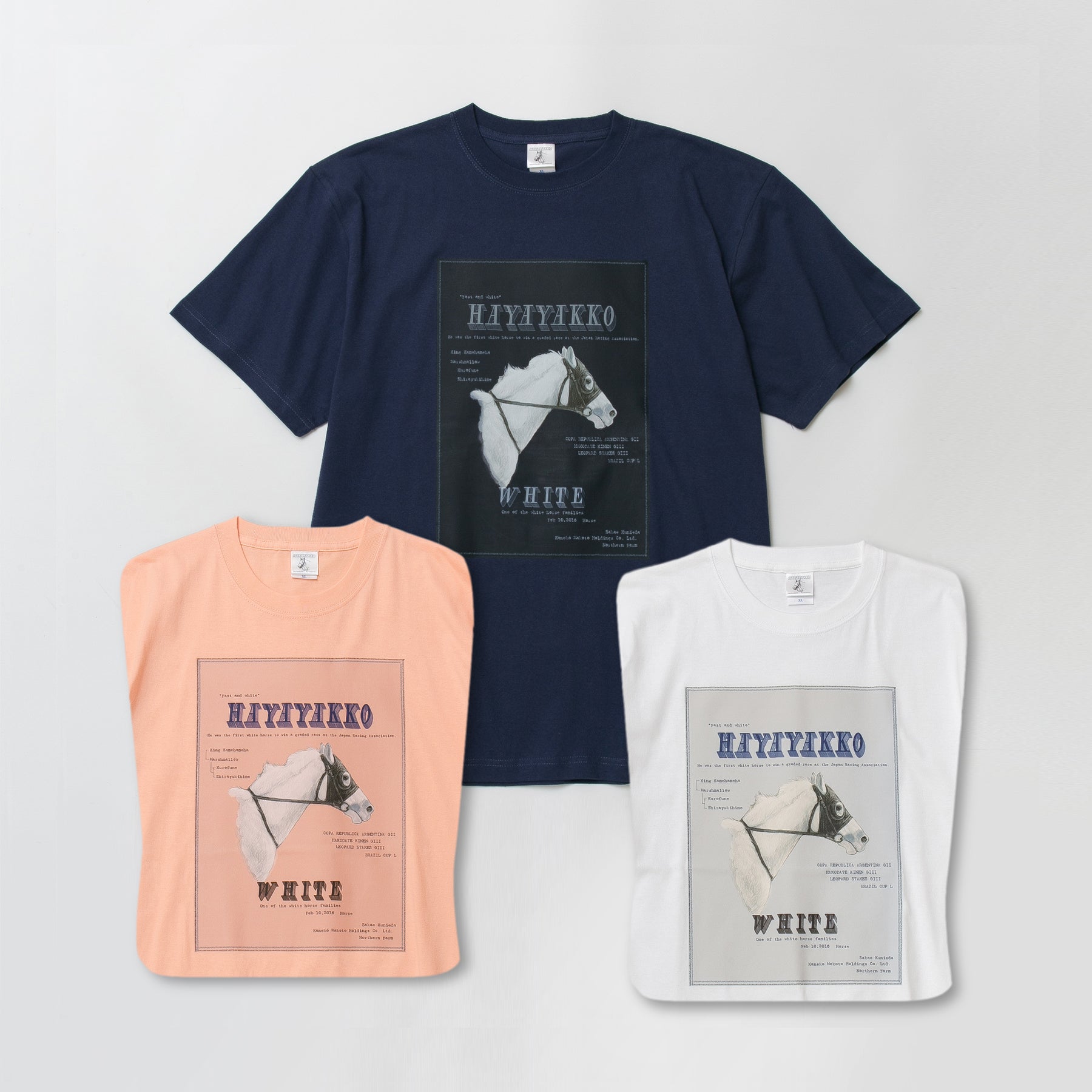 【HORSE GOODS net】ハヤヤッコ･Tシャツ1(ネイビー)