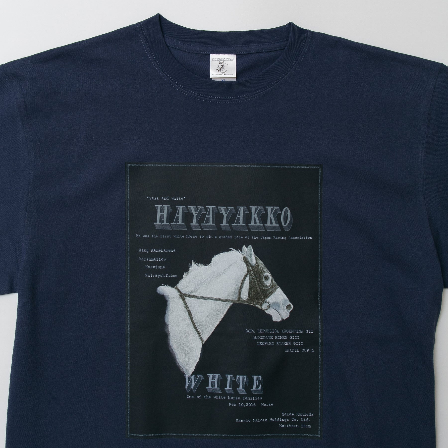 【HORSE GOODS net】ハヤヤッコ･Tシャツ1(ネイビー)