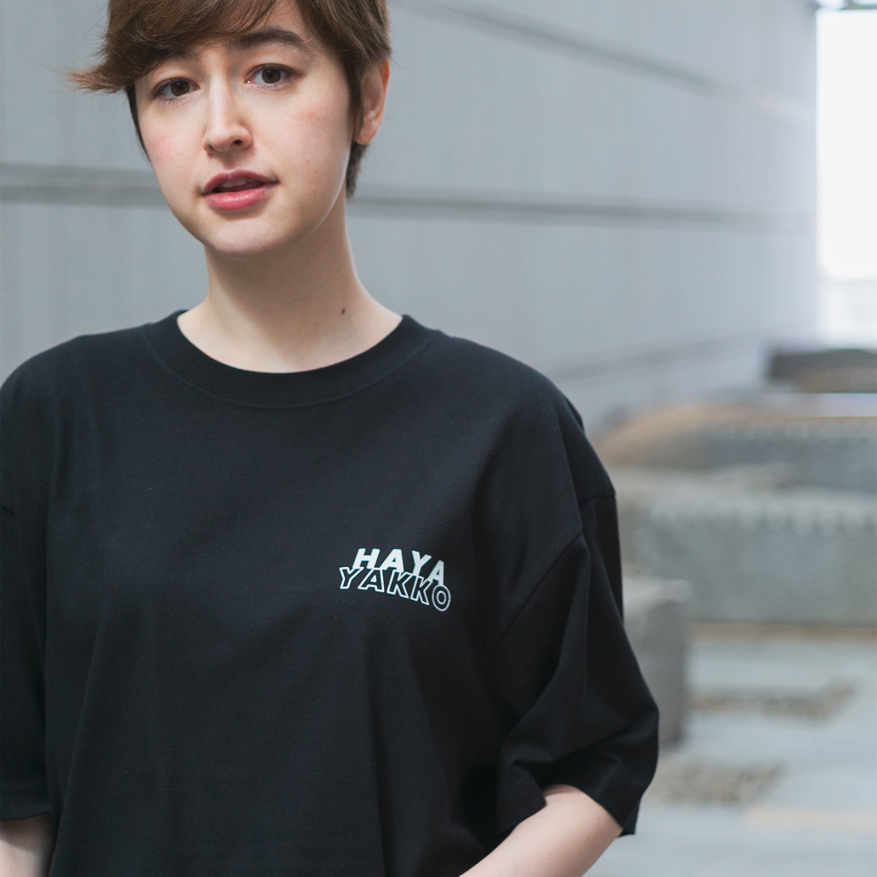 【HORSE GOODS net】ハヤヤッコ･Tシャツ2(黒)