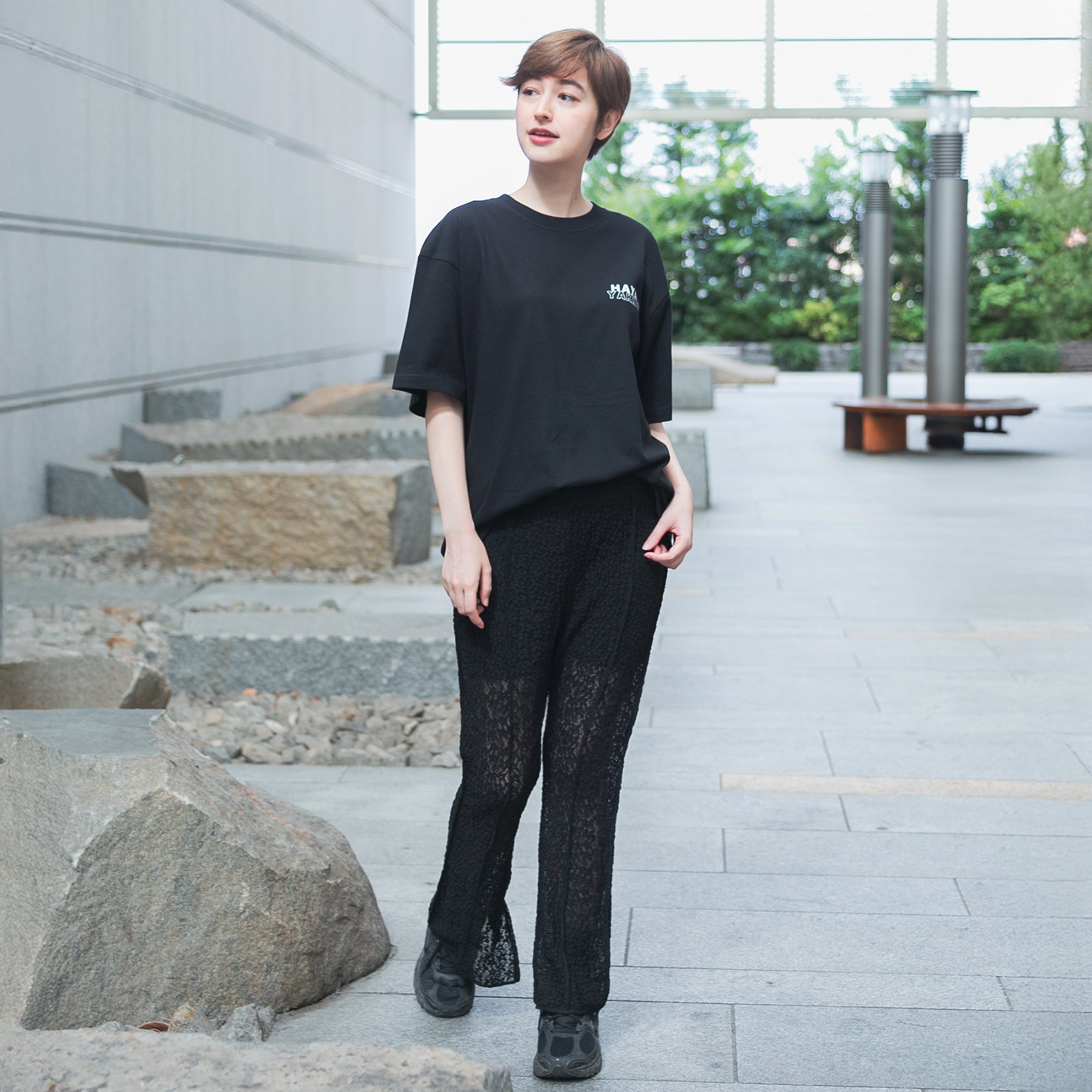 【HORSE GOODS net】ハヤヤッコ･Tシャツ2(黒)