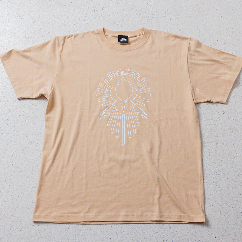 ジオグリフ･Tシャツ(ベージュ)
