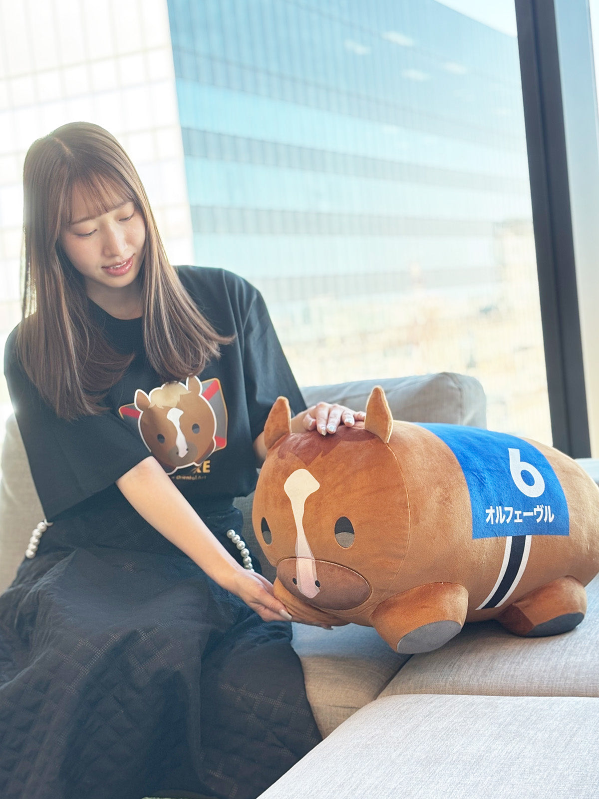 オルフェーヴル･もちもちぬいぐるみクッション