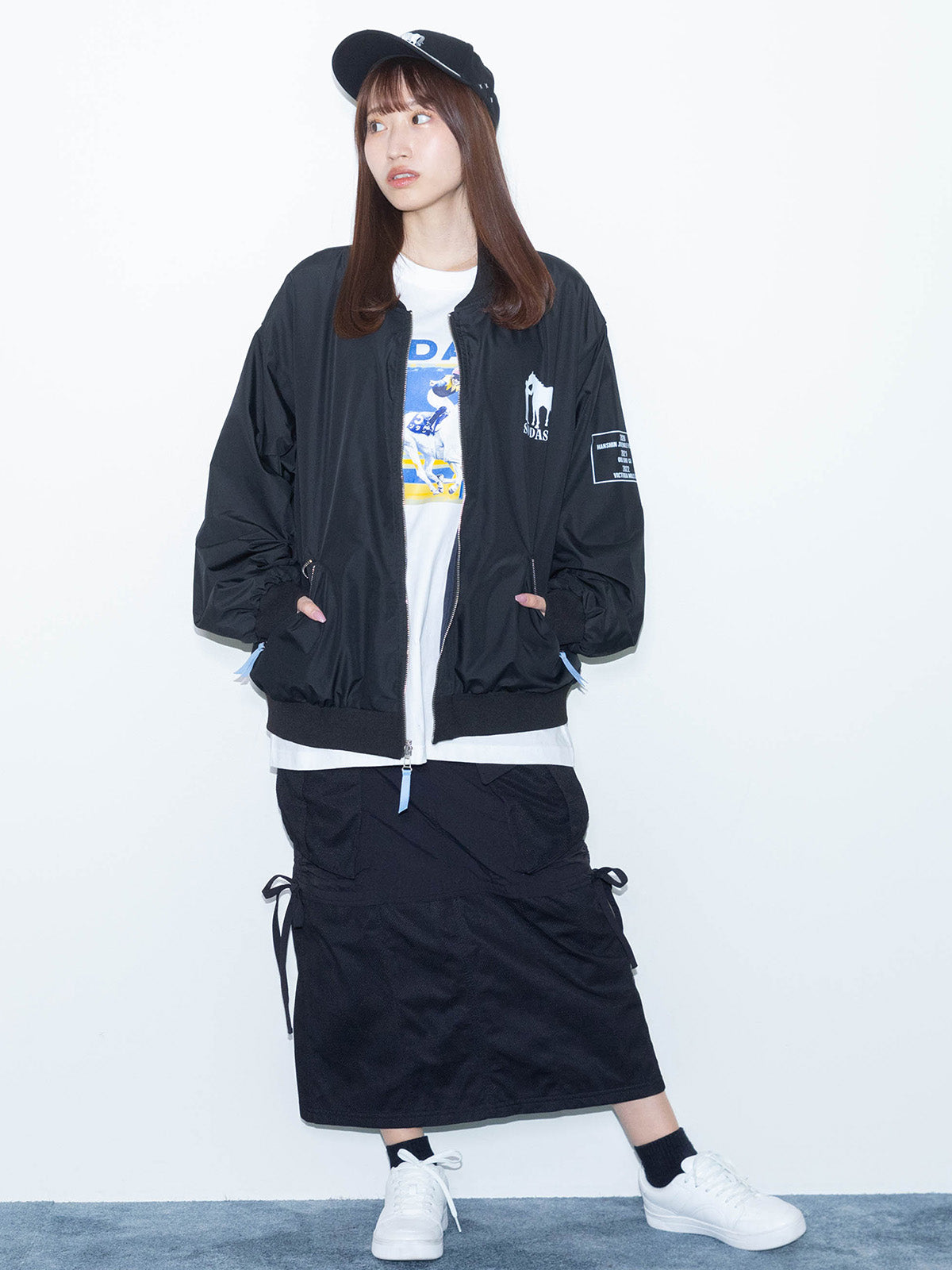 ソダシ･勝負服リバーシブルブルゾン(黒)
