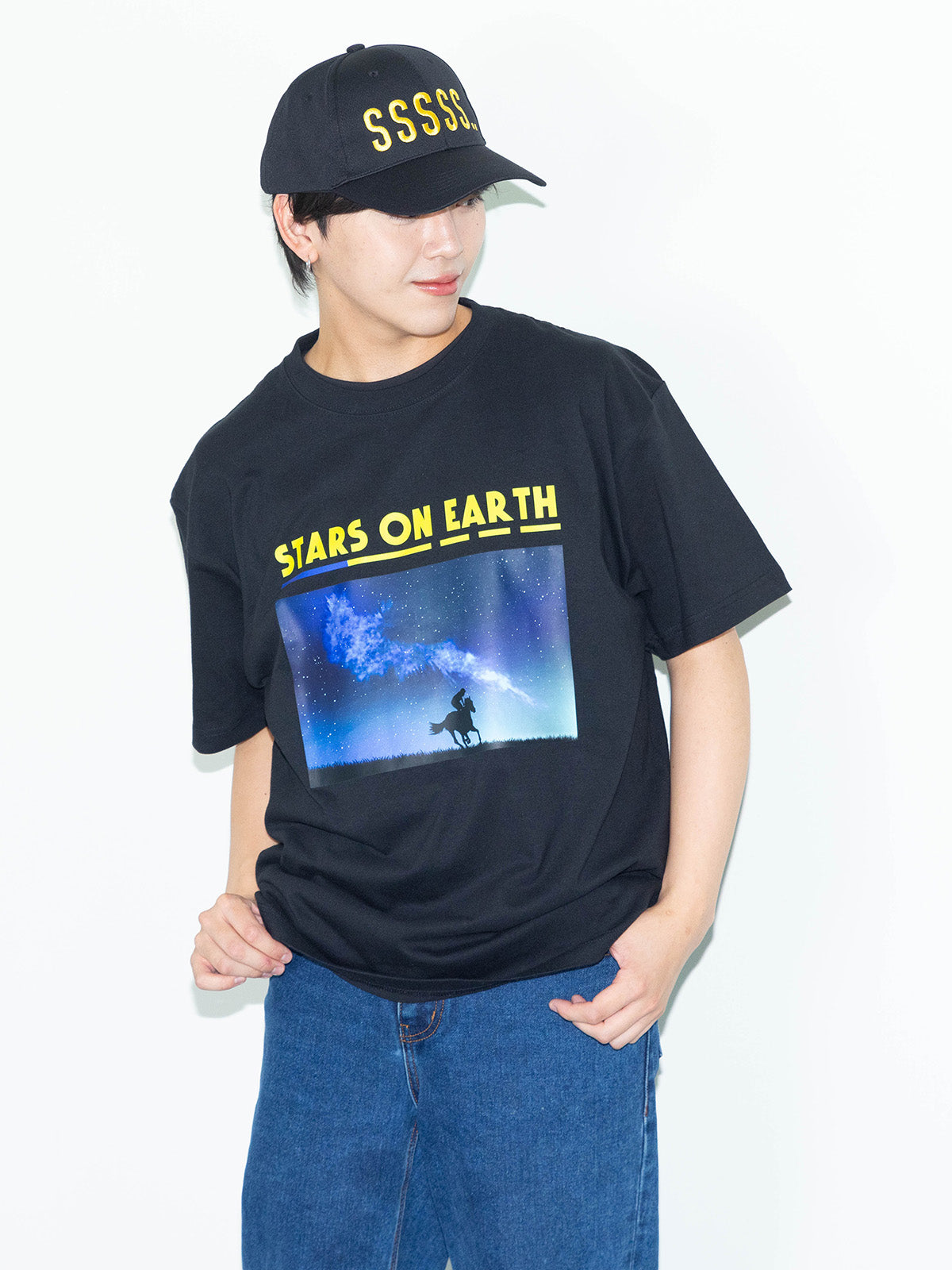 スターズオンアース･Tシャツ(黒)